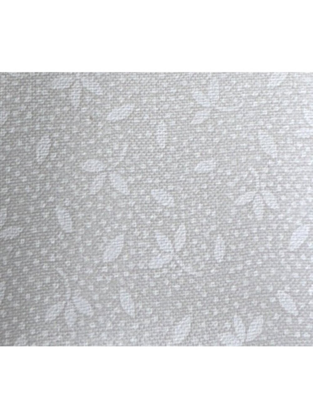 White Cotton Fabric Floral Pattern 22" x 44" Crafts Quilting DIY Projects